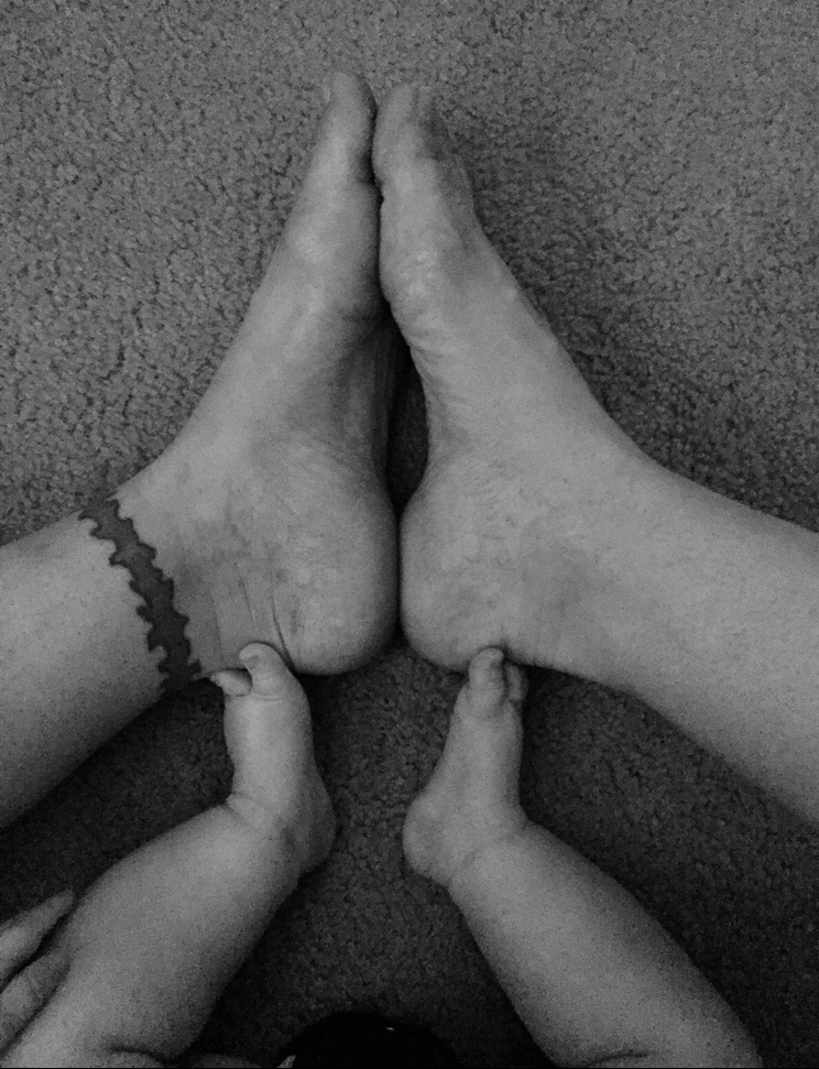 Mine & P's feet